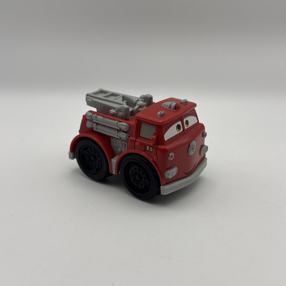 Disney Pixar Cars Fisher Price Wheelies Red Fire Truck Little People Mattel